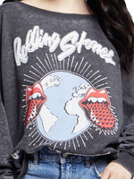 Recycled Karma The Rolling Stones Sweatshirt -Vintage Black