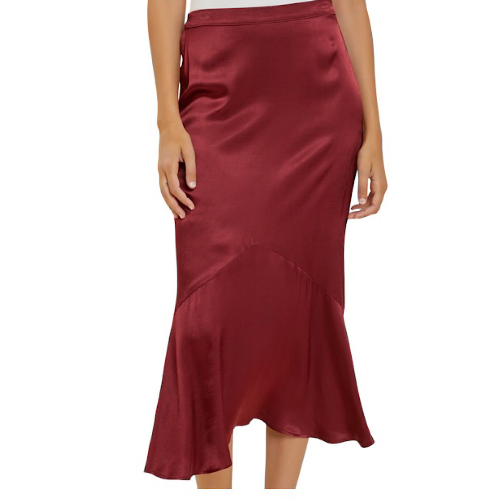Wine Kensington Skirt