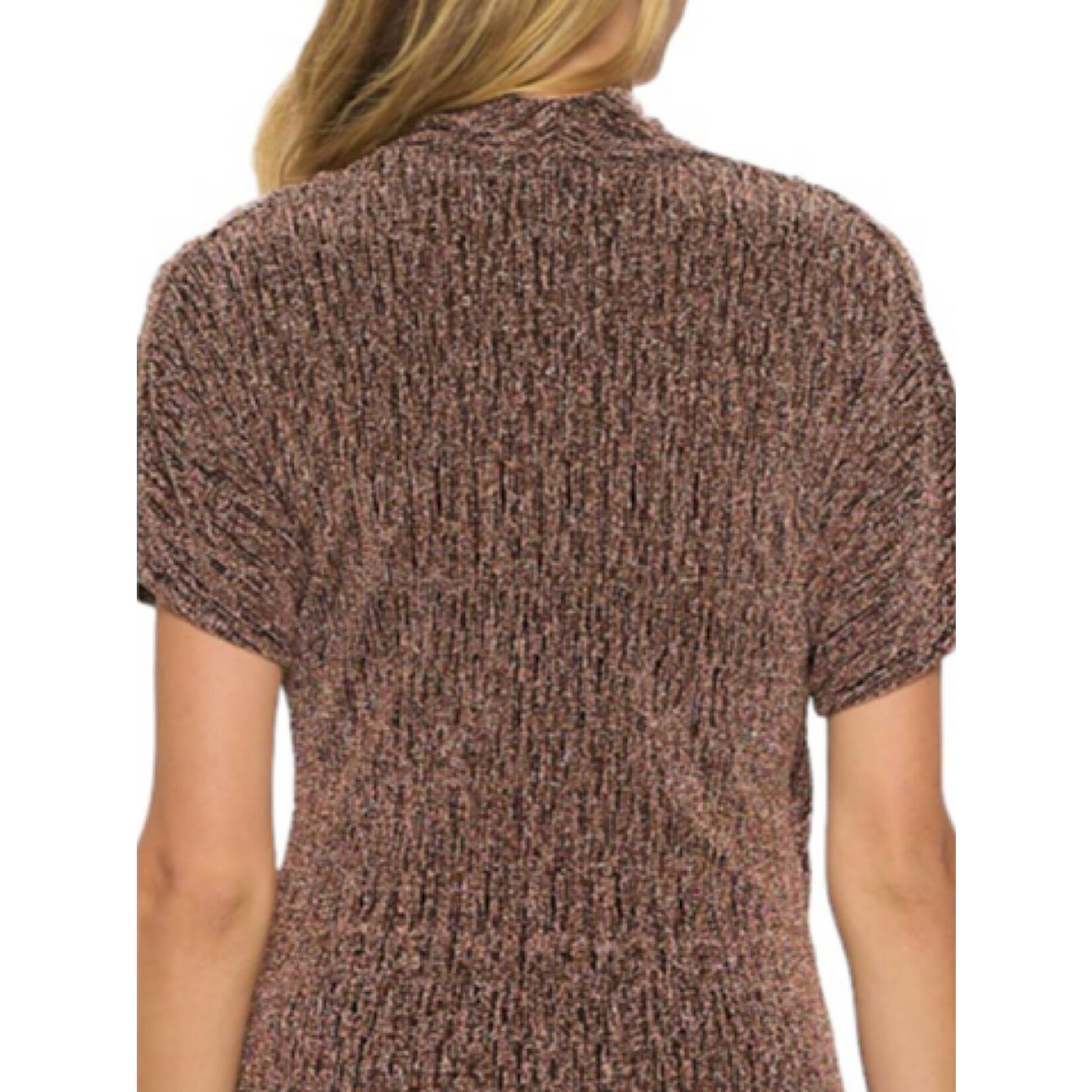 Bronze Surplus Short Dolman Sleeve Top