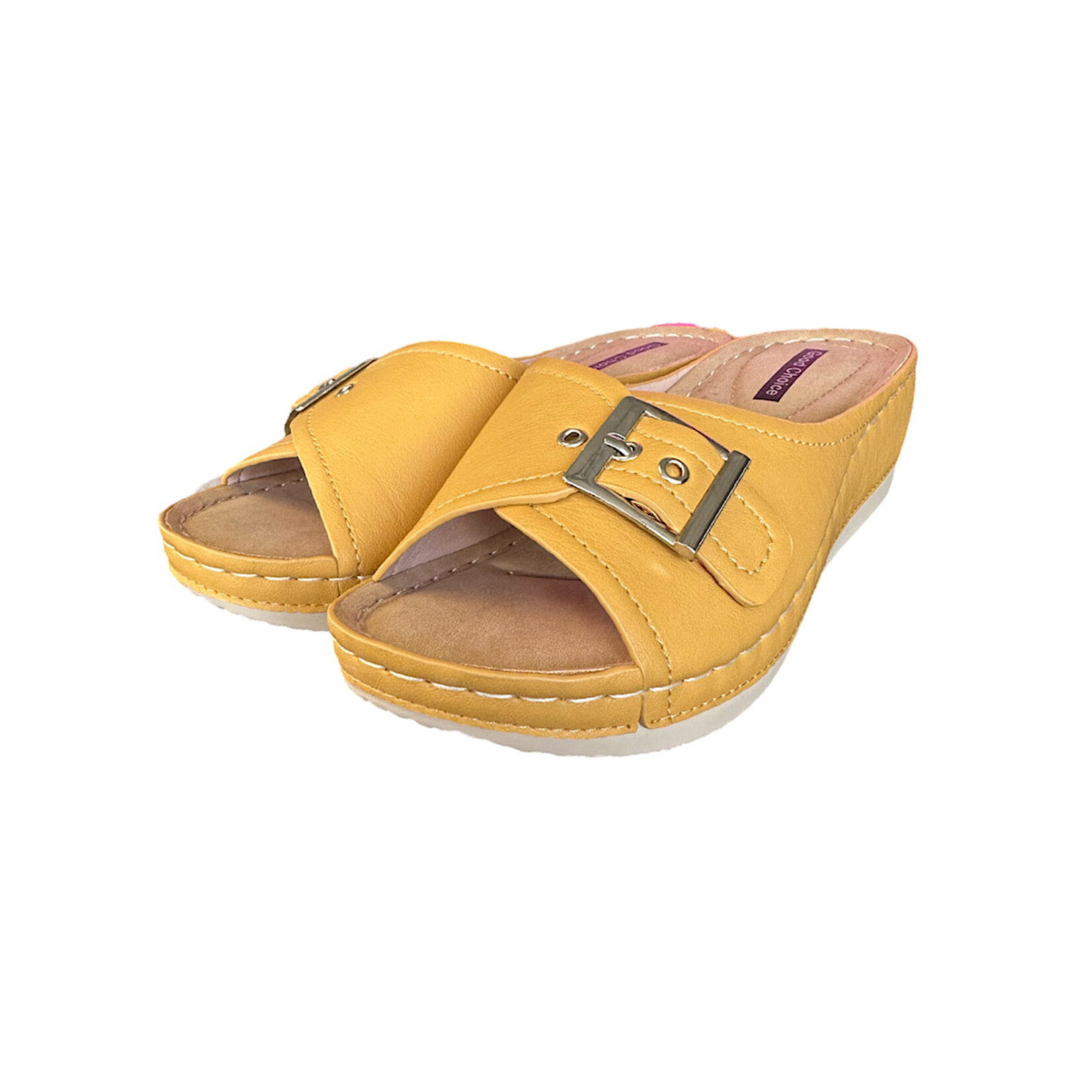 Good Choice Justina Yellow Sandals