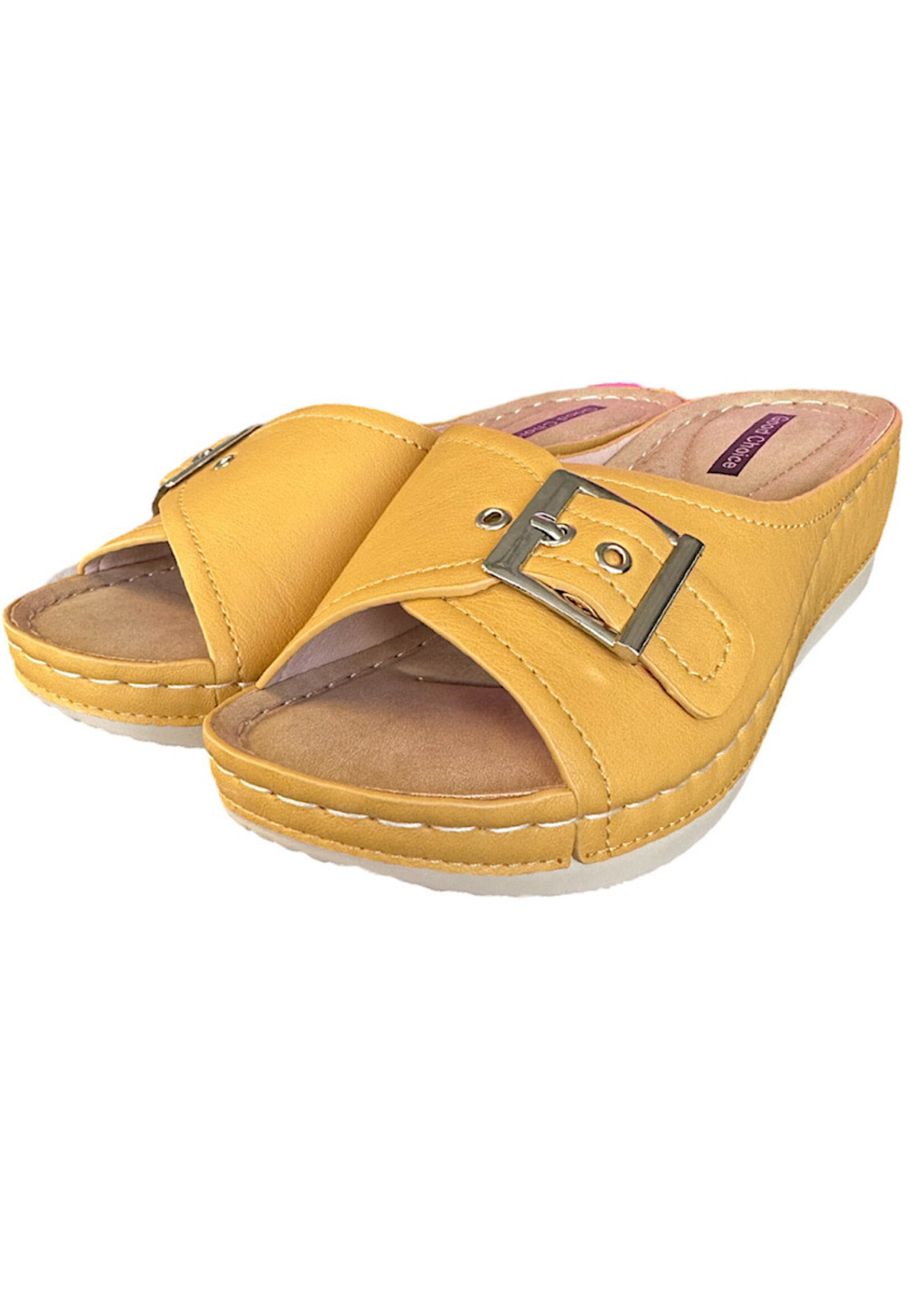 Good Choice Justina Yellow Sandals