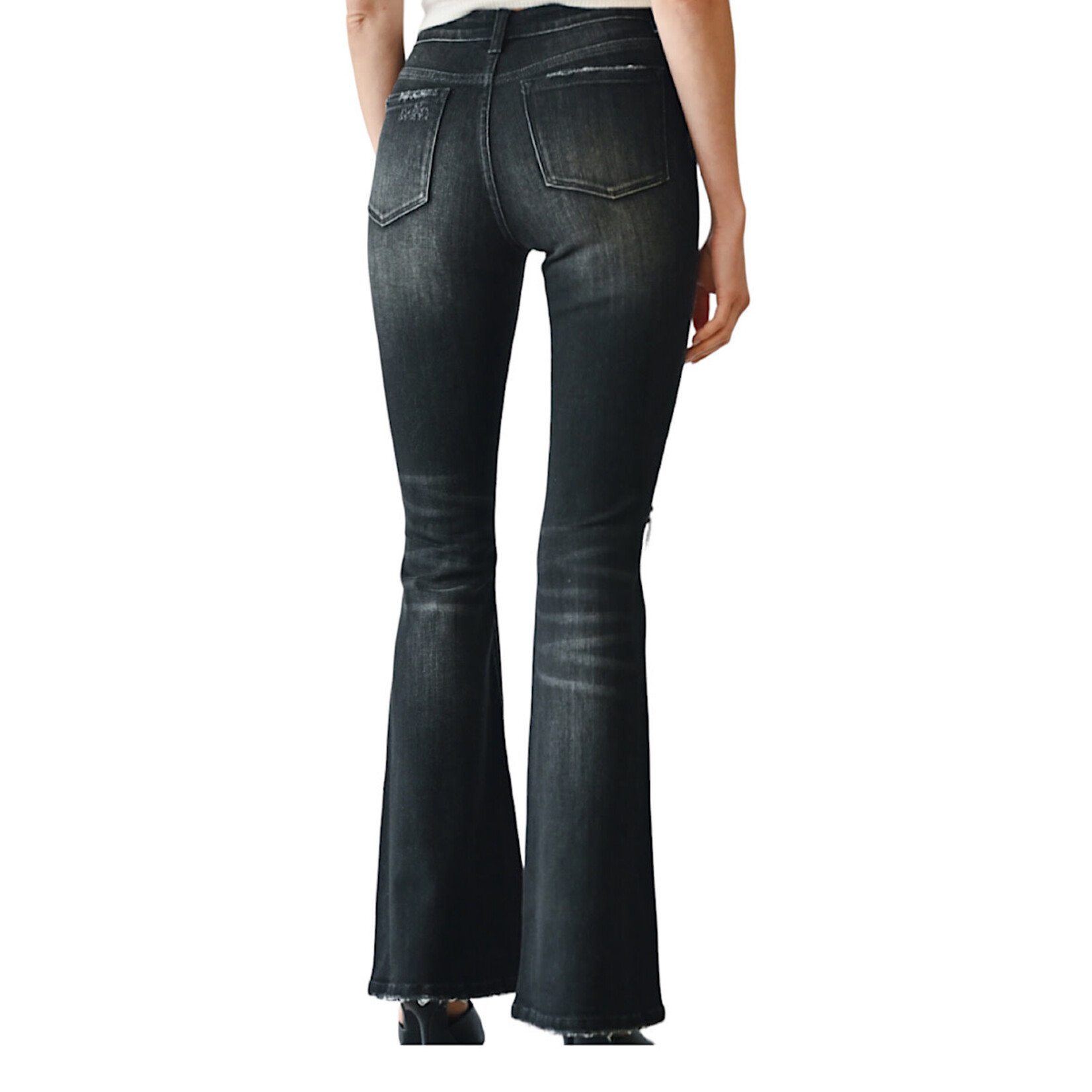 Mica Denim MICA MDP-F1100 Noire High Rise Flare