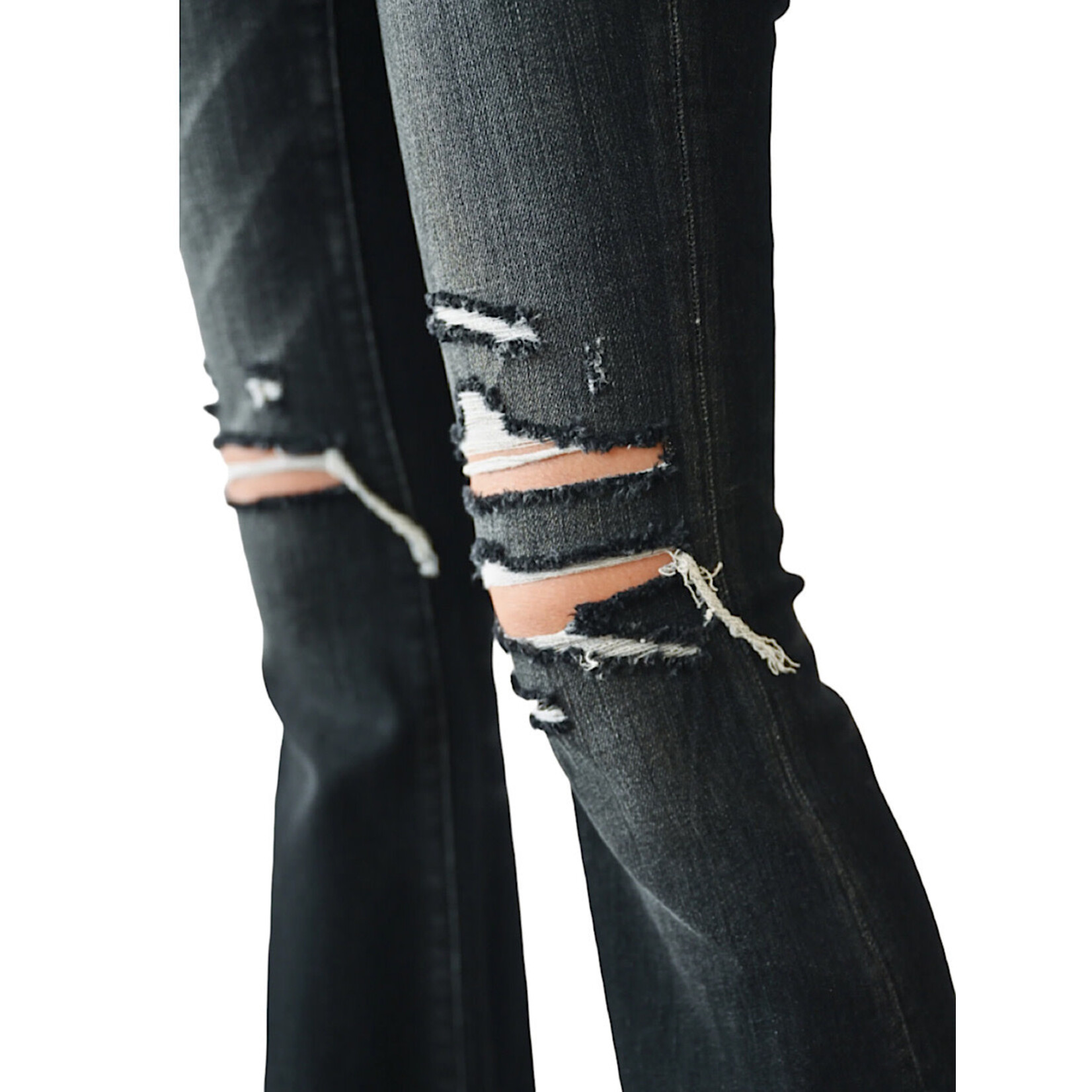 Mica Denim MICA MDP-F1100 Noire High Rise Flare