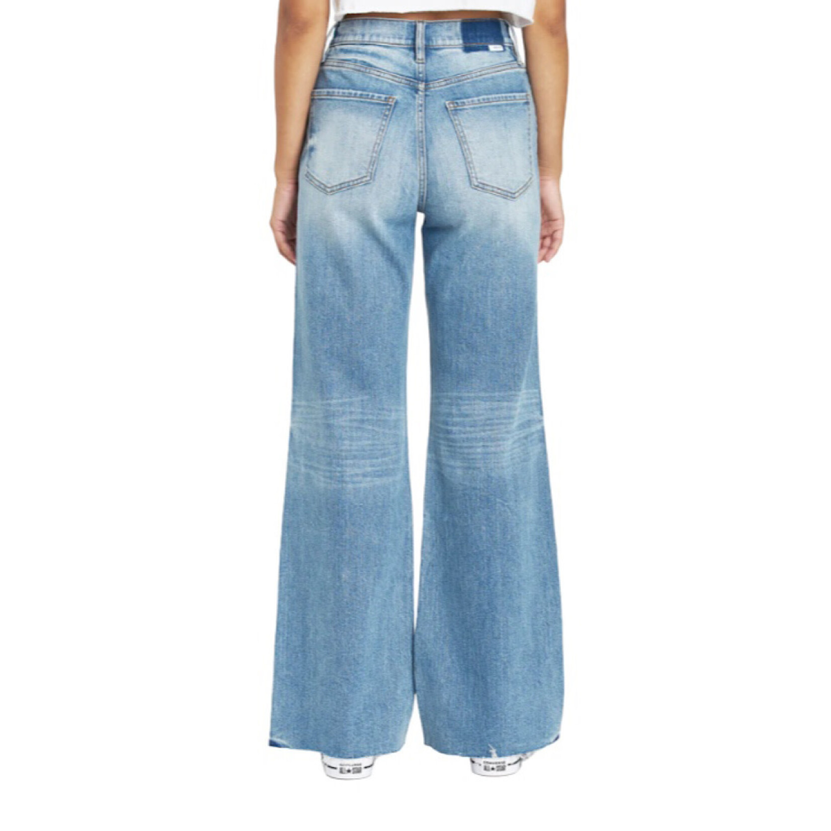 Daze DAZE D6205COT-FLG Far Out High Rise Wide Leg