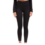 Black Mono B Solid Leggings