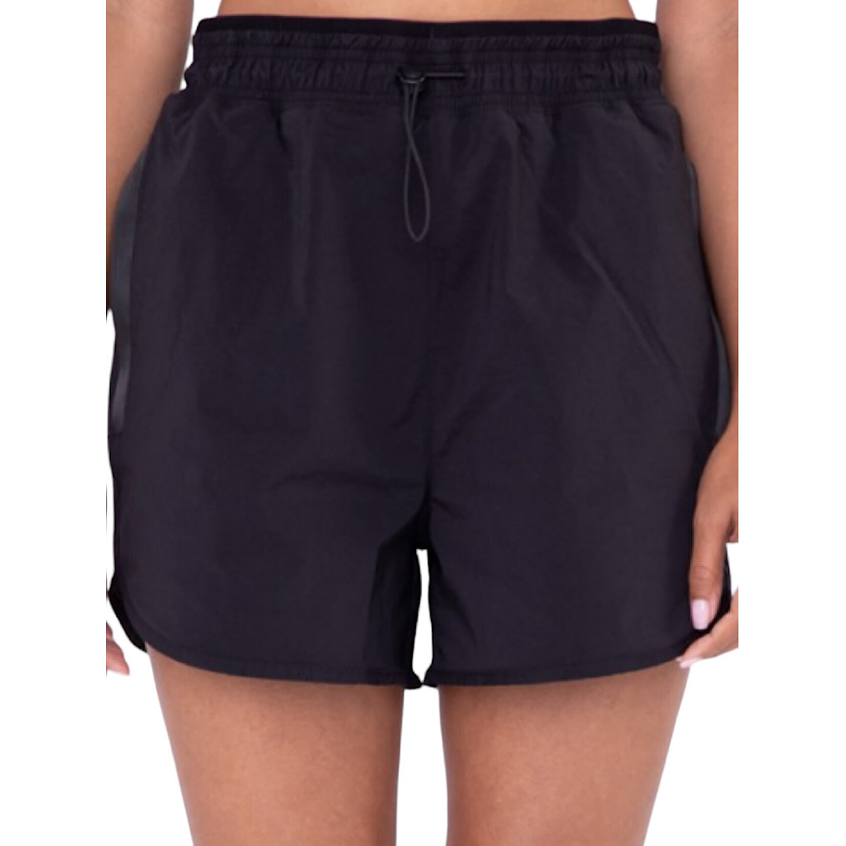 Black Toggle Drawstring Shorts