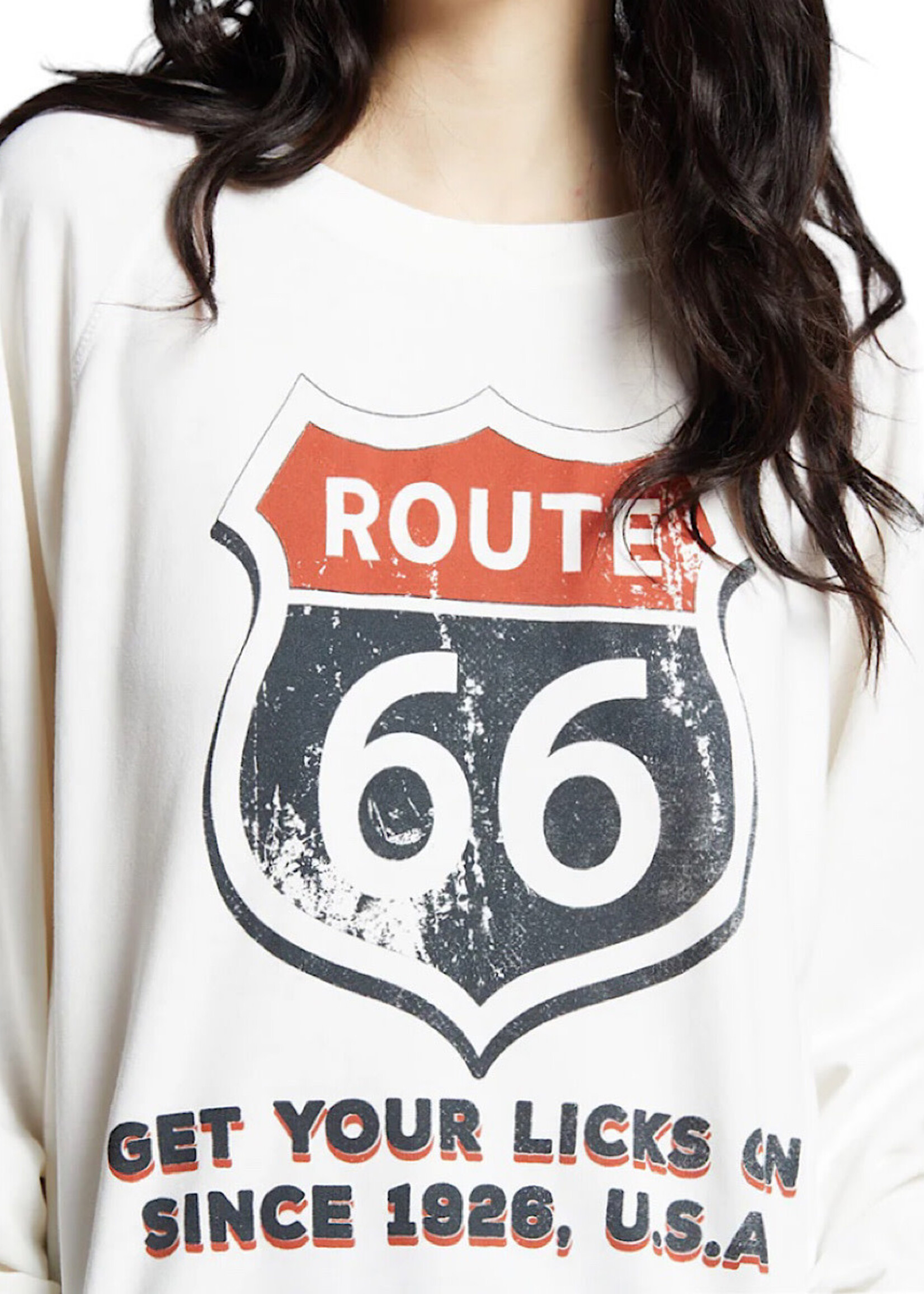 Recycled Karma Pearl Route 66 Sweatshirt