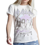 Def Leppard 1987 White Tee