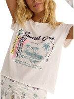 Z Supply Z Supply Sunset Cove Tee White Shell