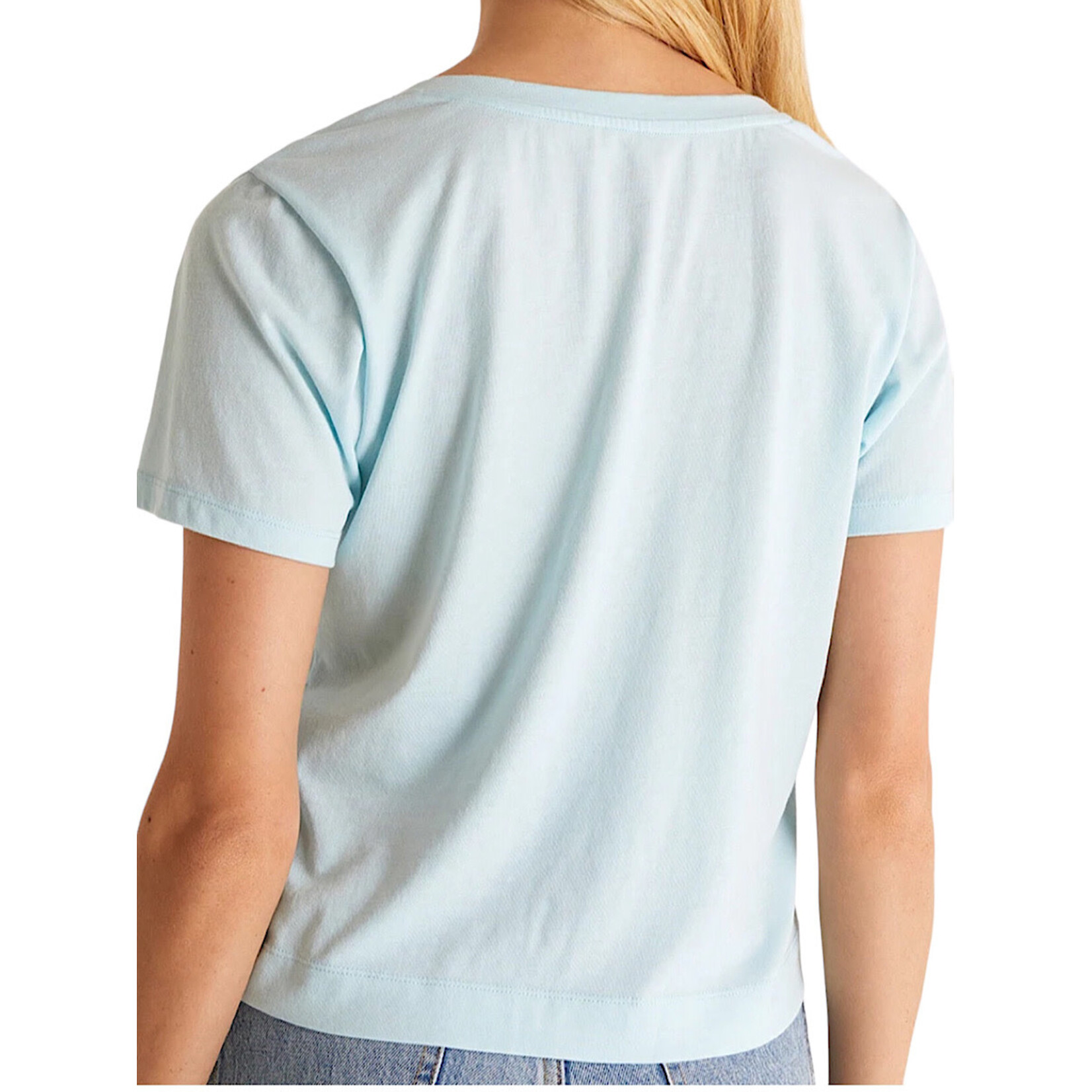 Z Supply Z Supply Classic Skimmer Tee Iced Turquoise