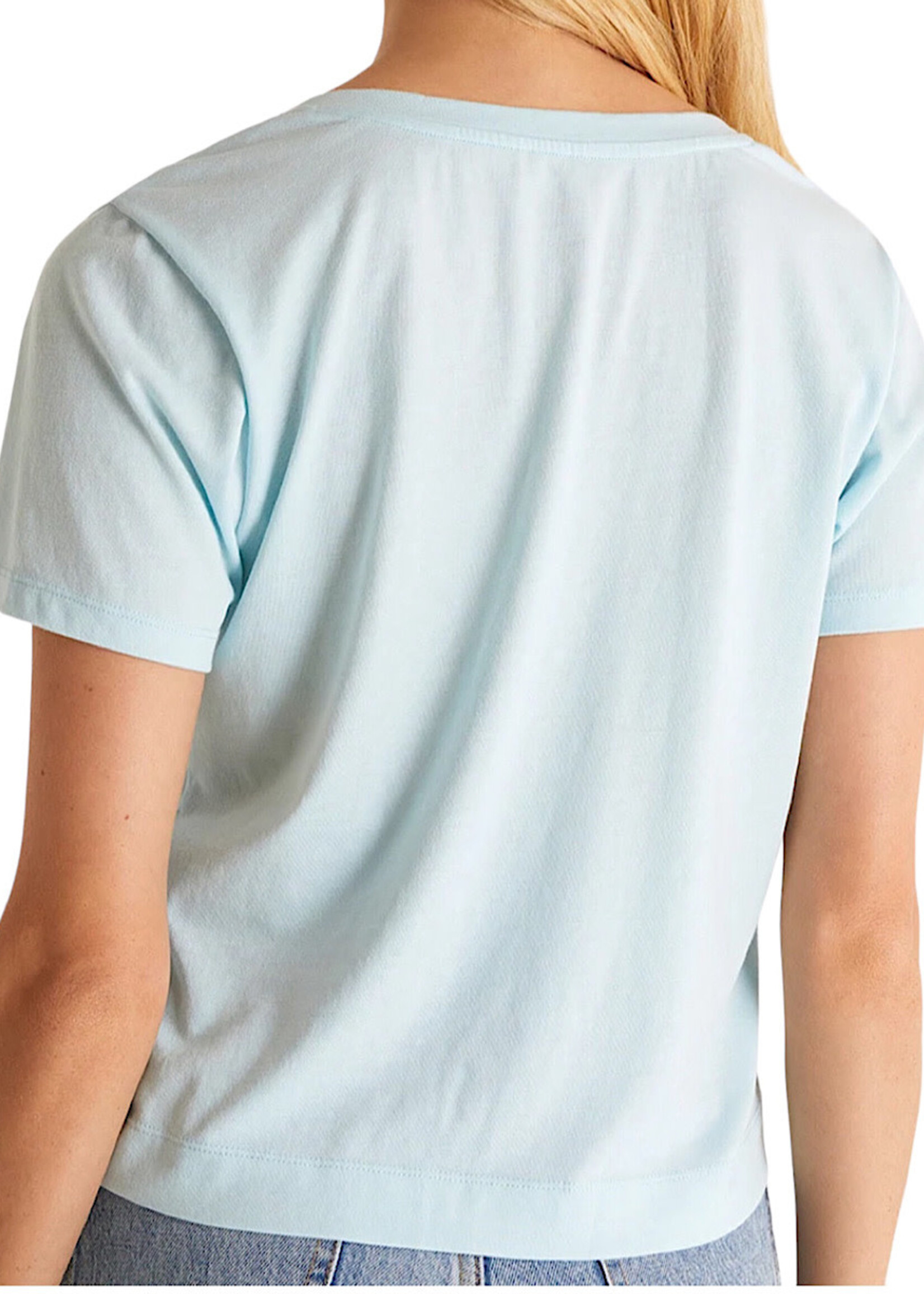 Z Supply Z Supply Classic Skimmer Tee Iced Turquoise