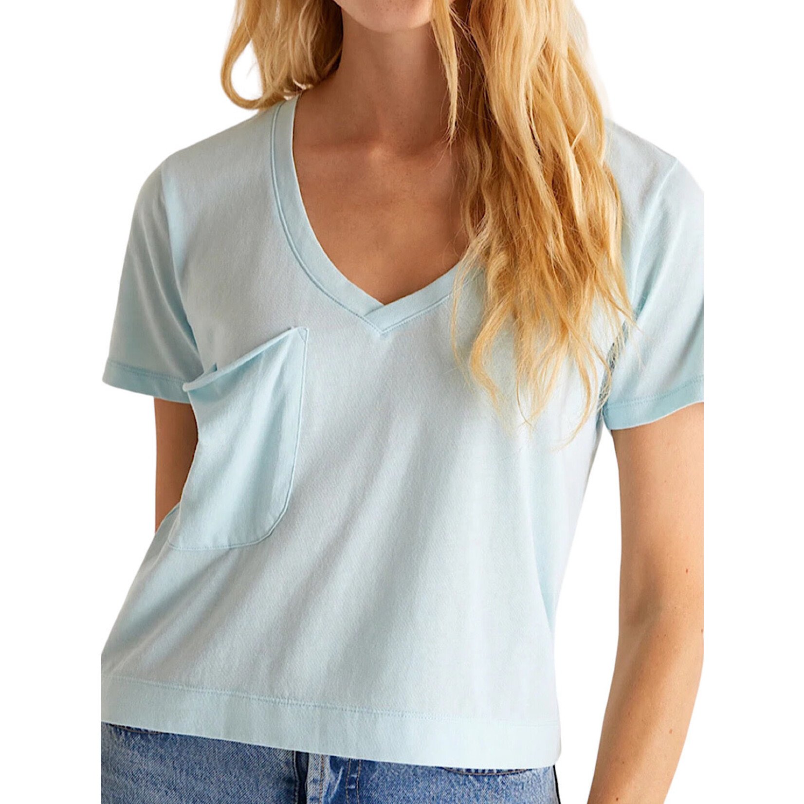 Z Supply Z Supply Classic Skimmer Tee Iced Turquoise