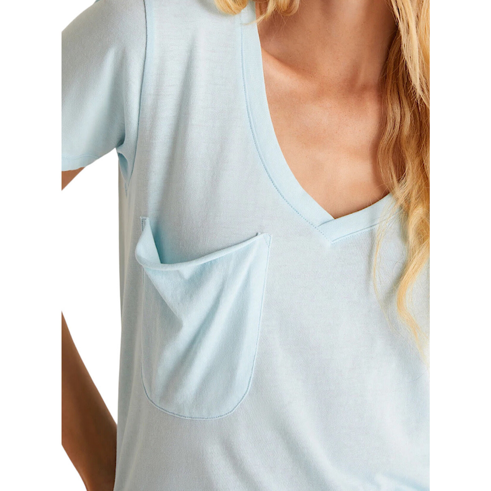 Z Supply Z Supply Classic Skimmer Tee Iced Turquoise