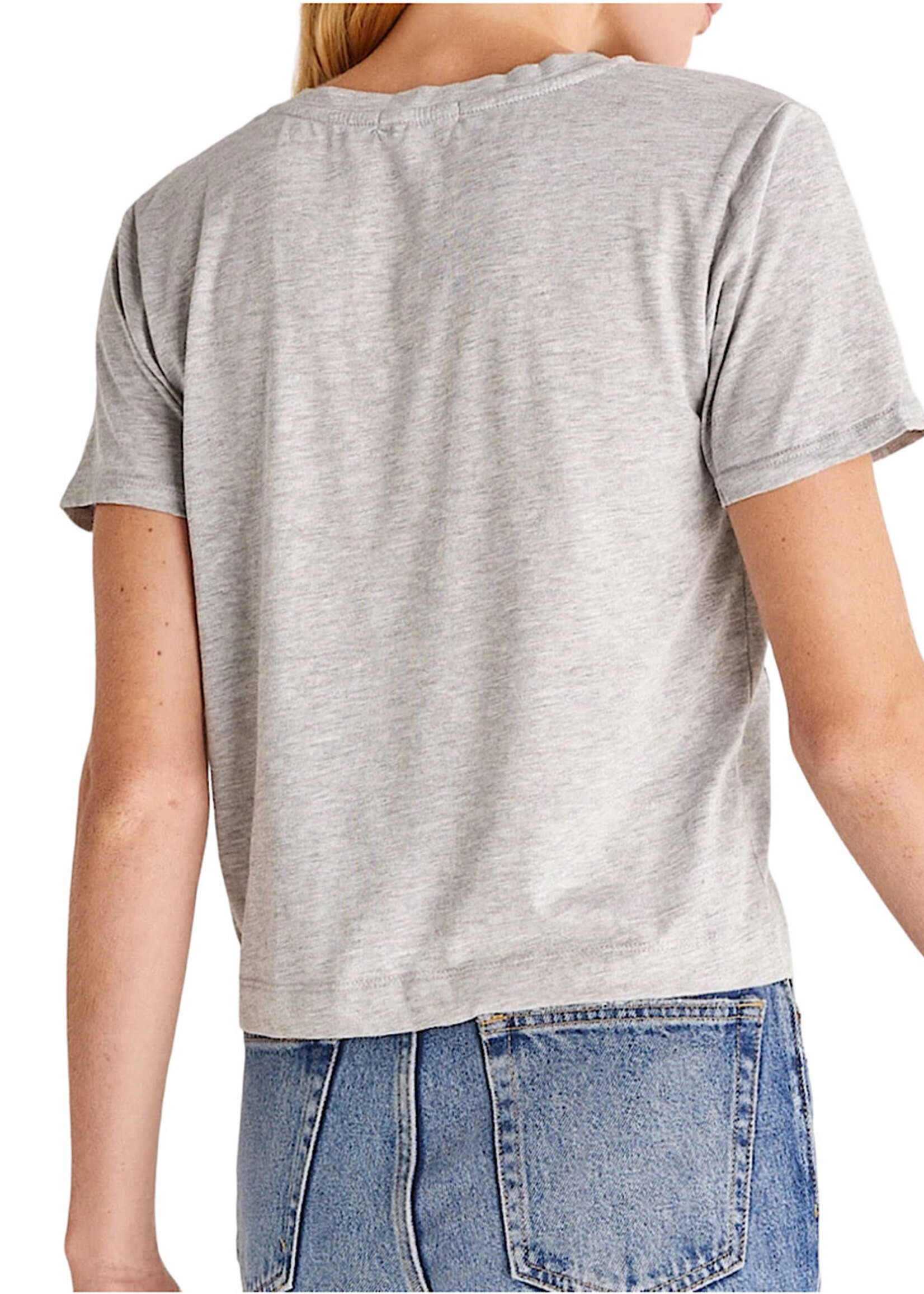 Z Supply Z Supply Classic Skimmer Tee Heather Grey