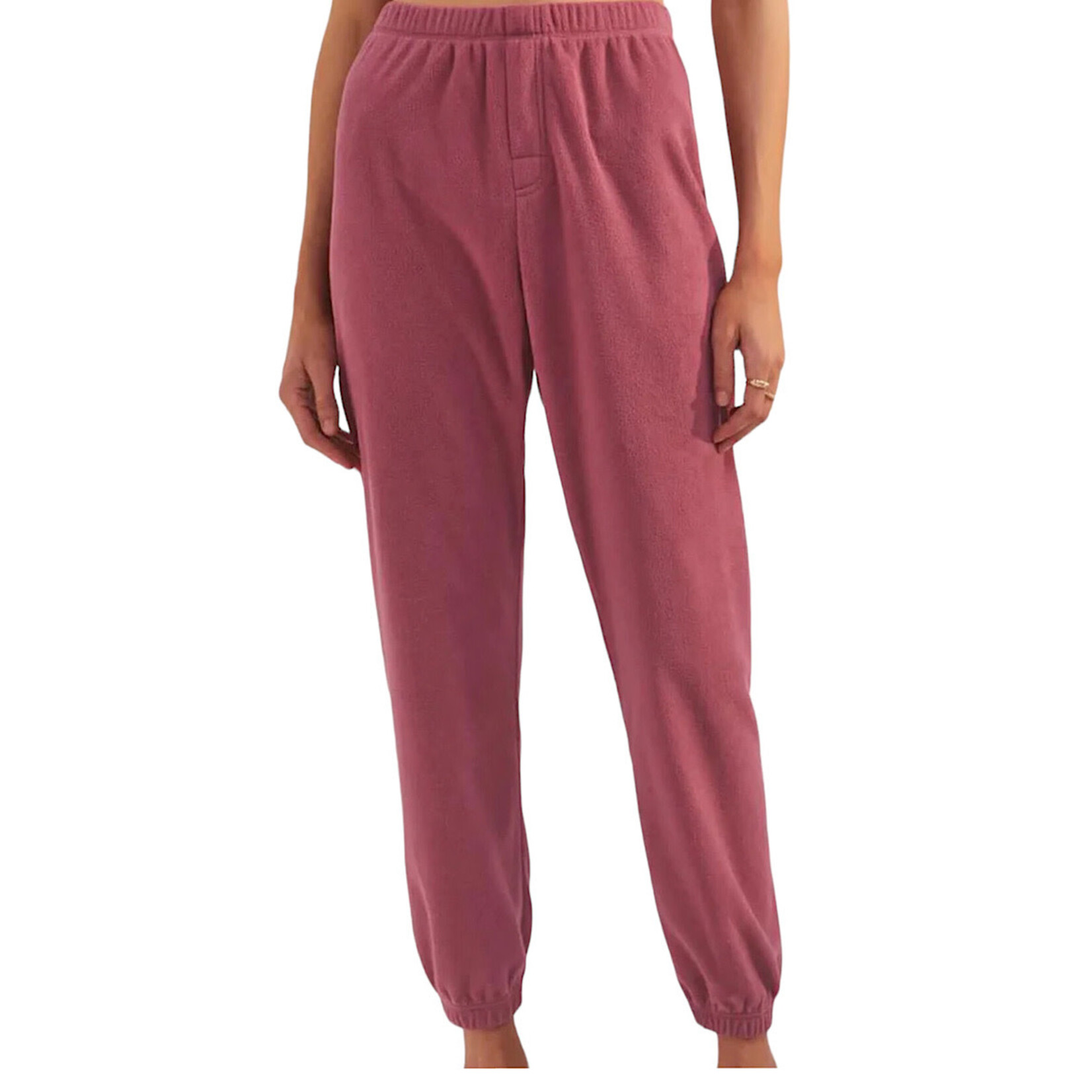Z Supply Z Supply Starlight Fleece Jogger Pink Aura