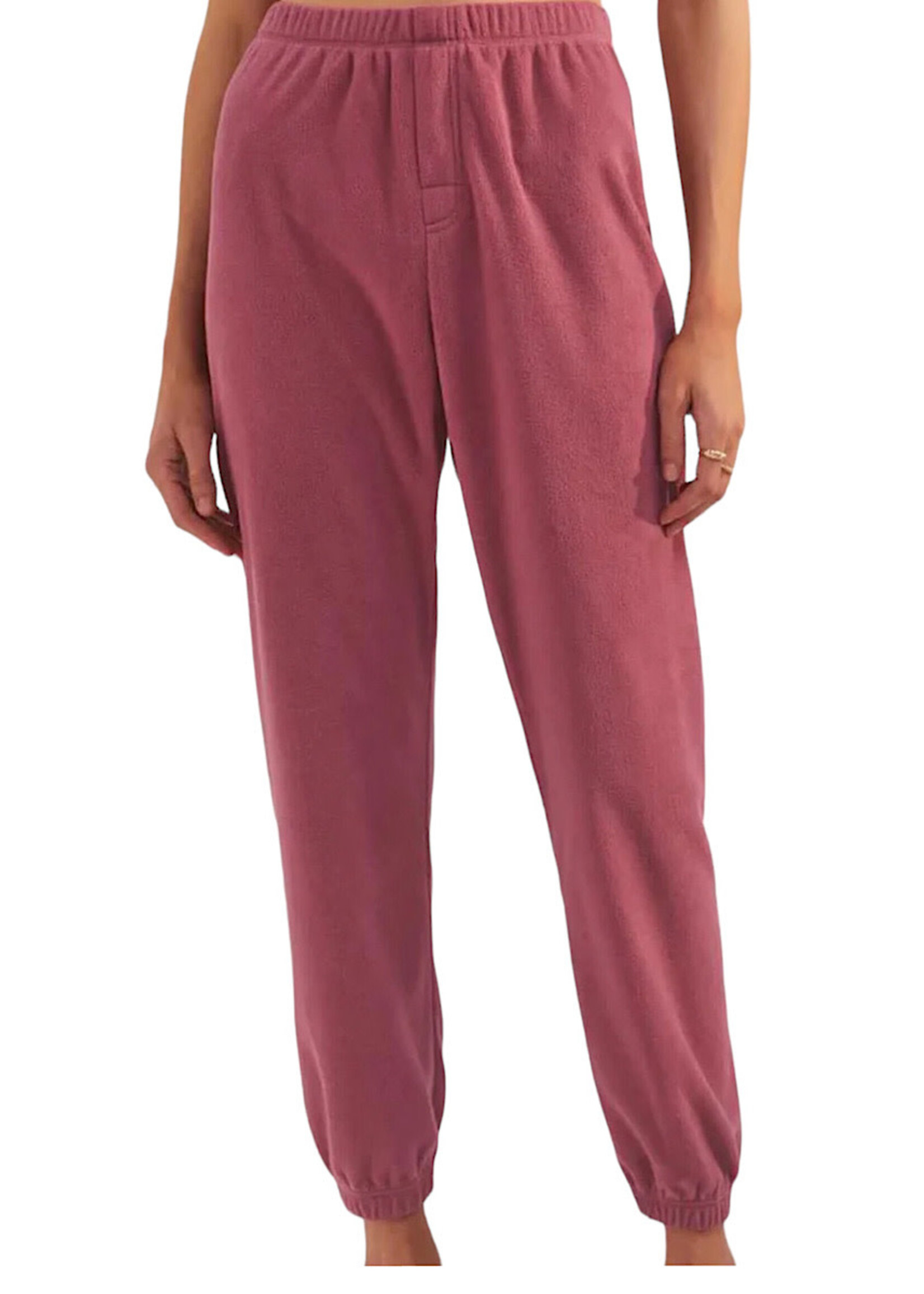 Z Supply Z Supply Starlight Fleece Jogger Pink Aura