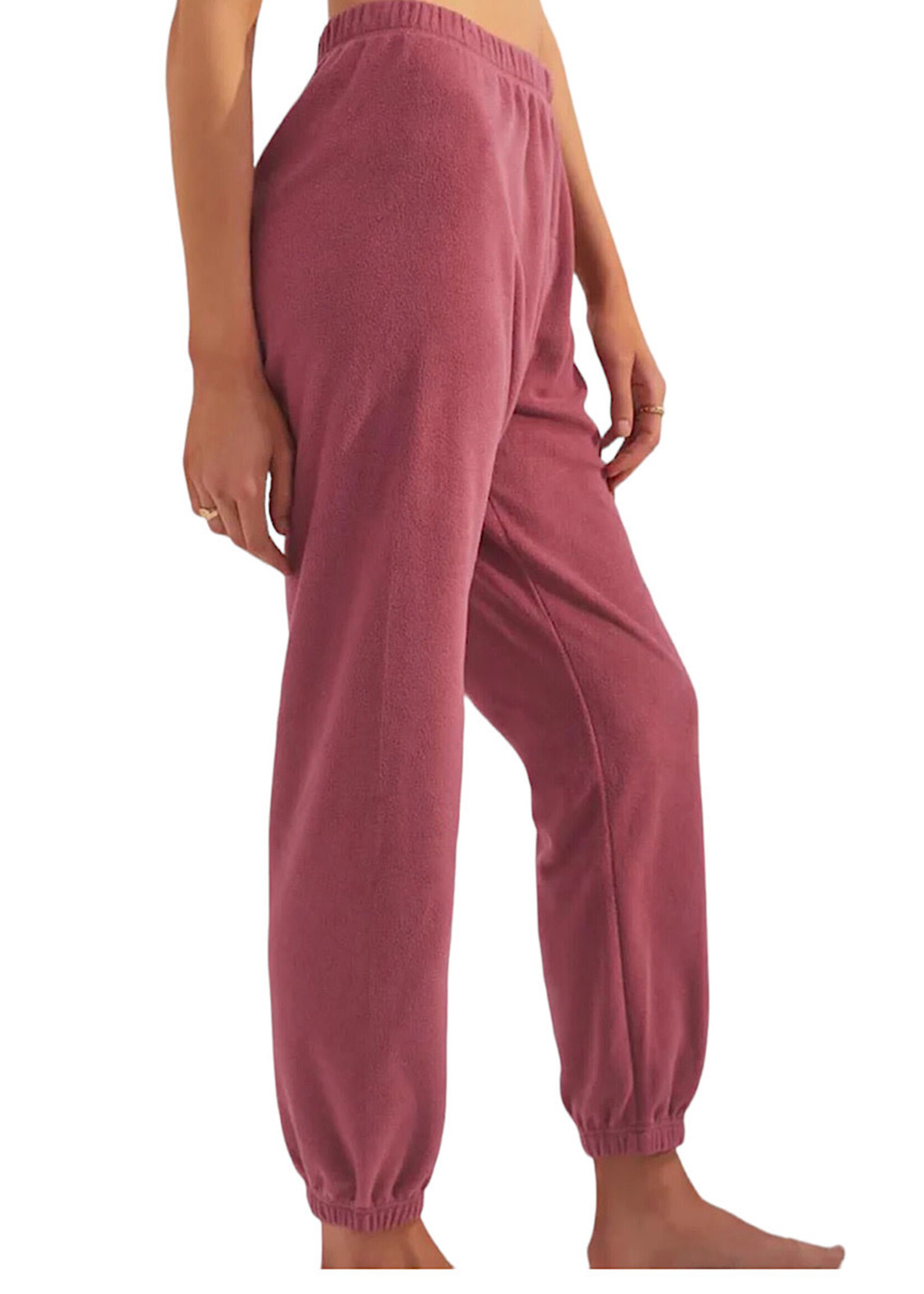 Z Supply Z Supply Starlight Fleece Jogger Pink Aura