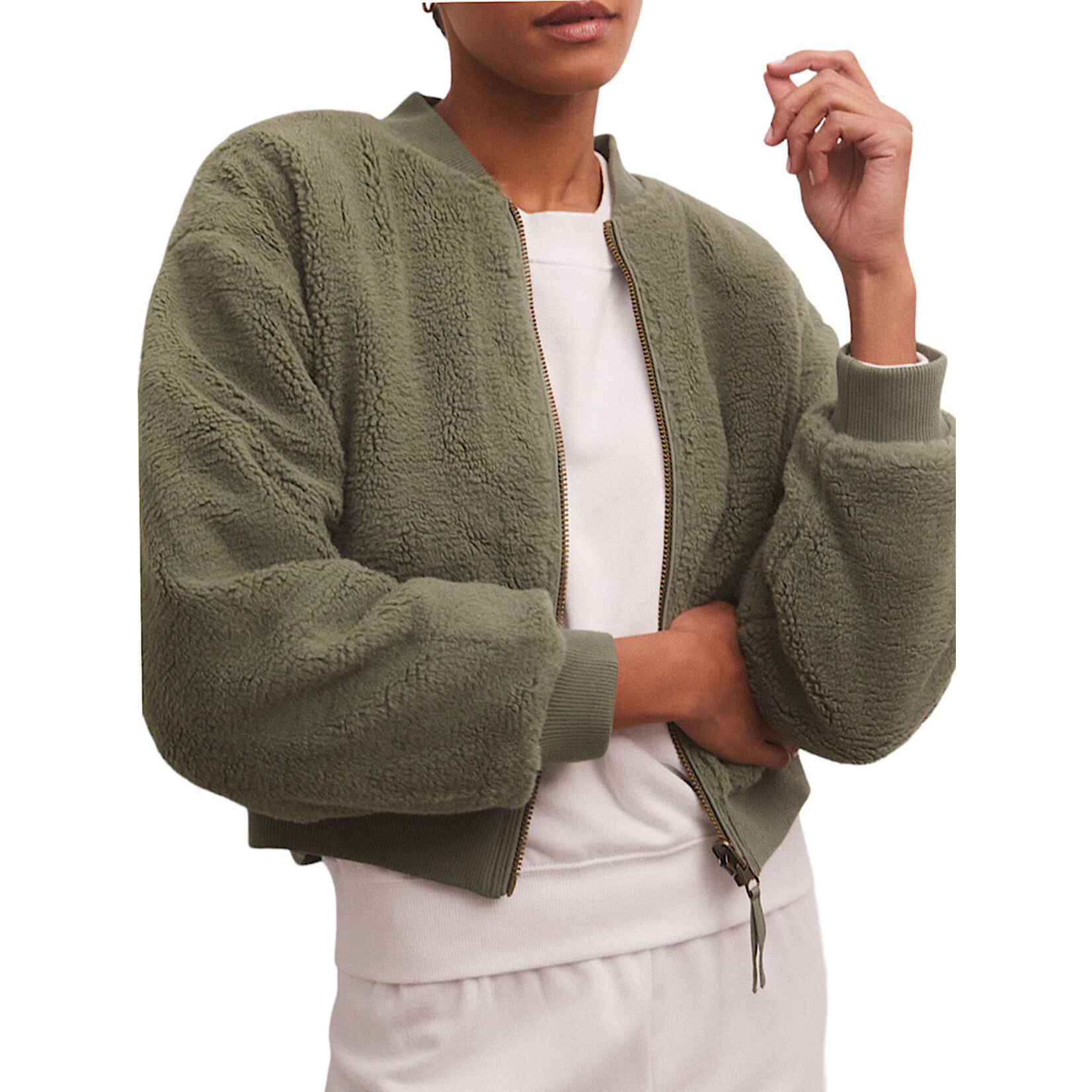 Z Supply Z Supply Take Flight Reversible Jacket Evergreen