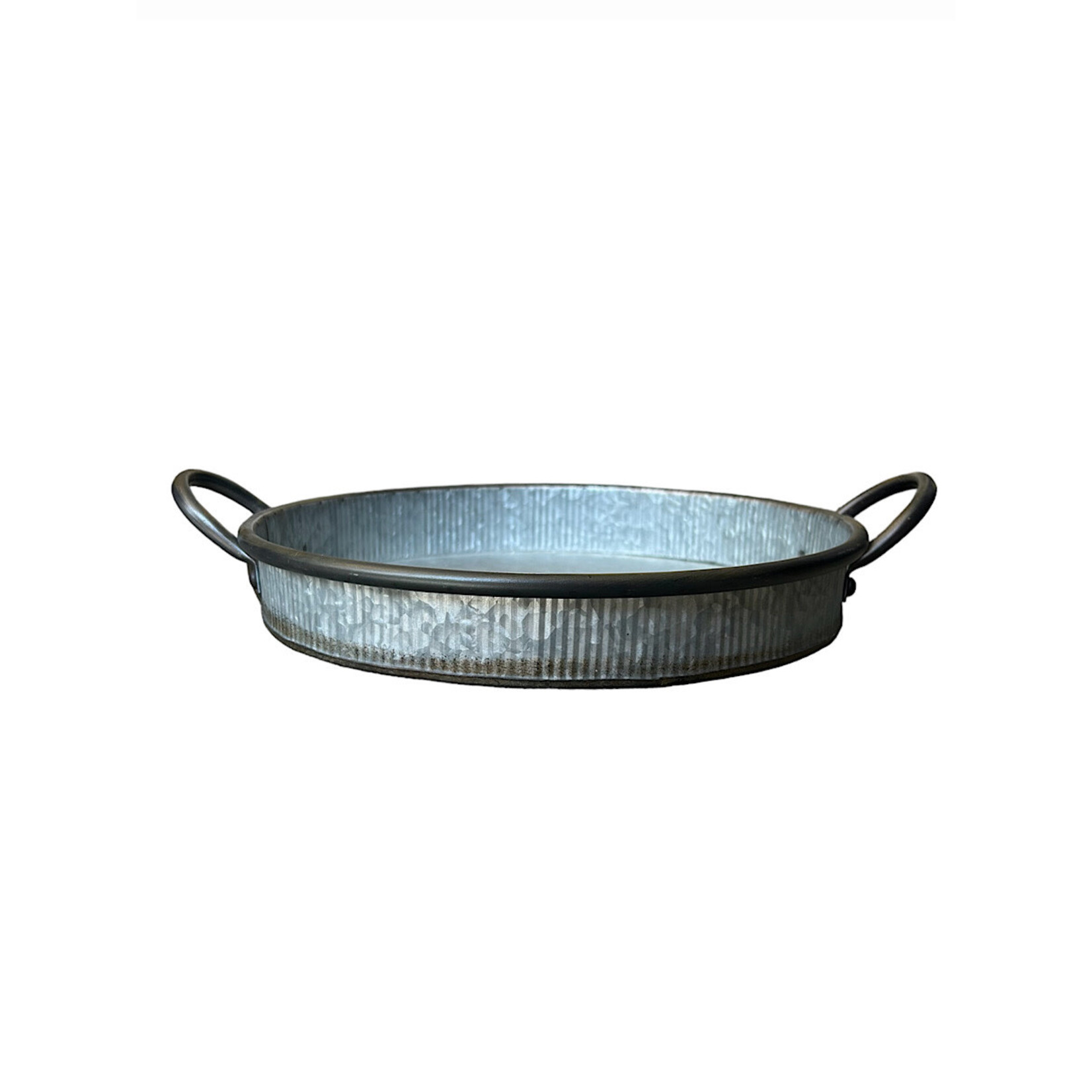Galvanized Round Tray