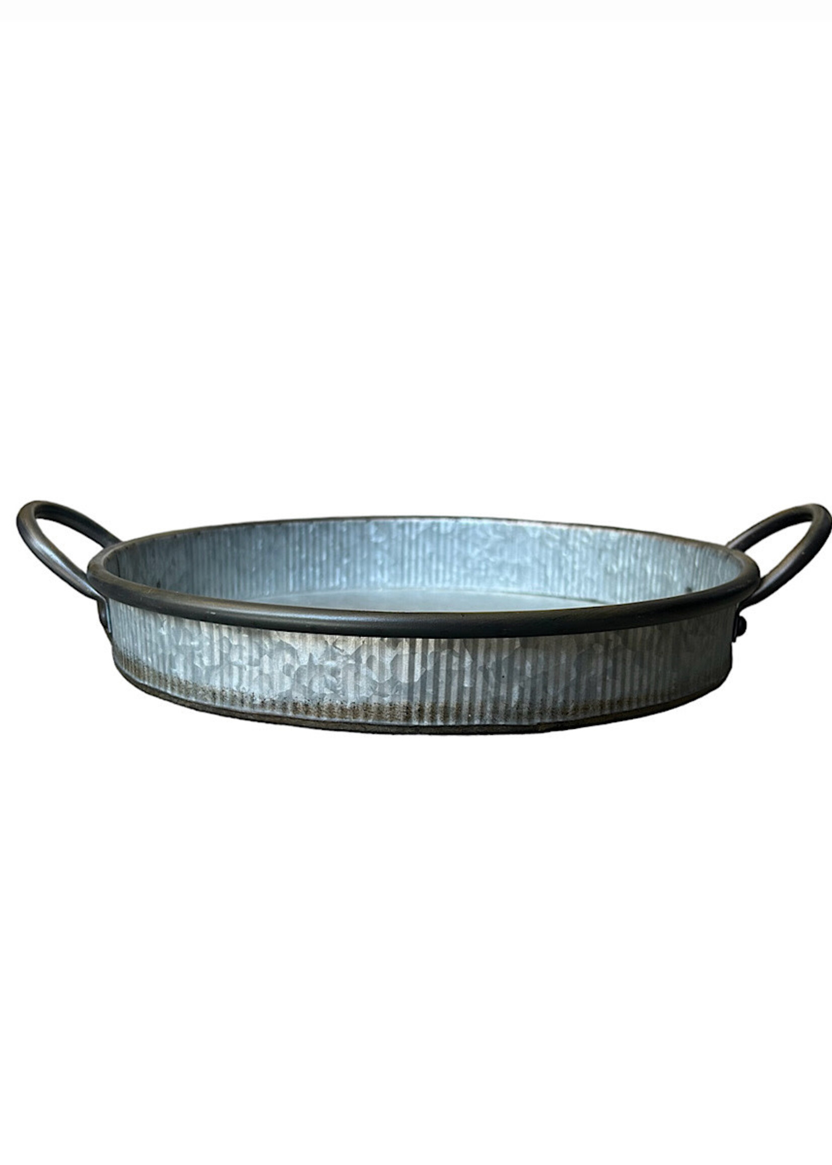 Galvanized Round Tray