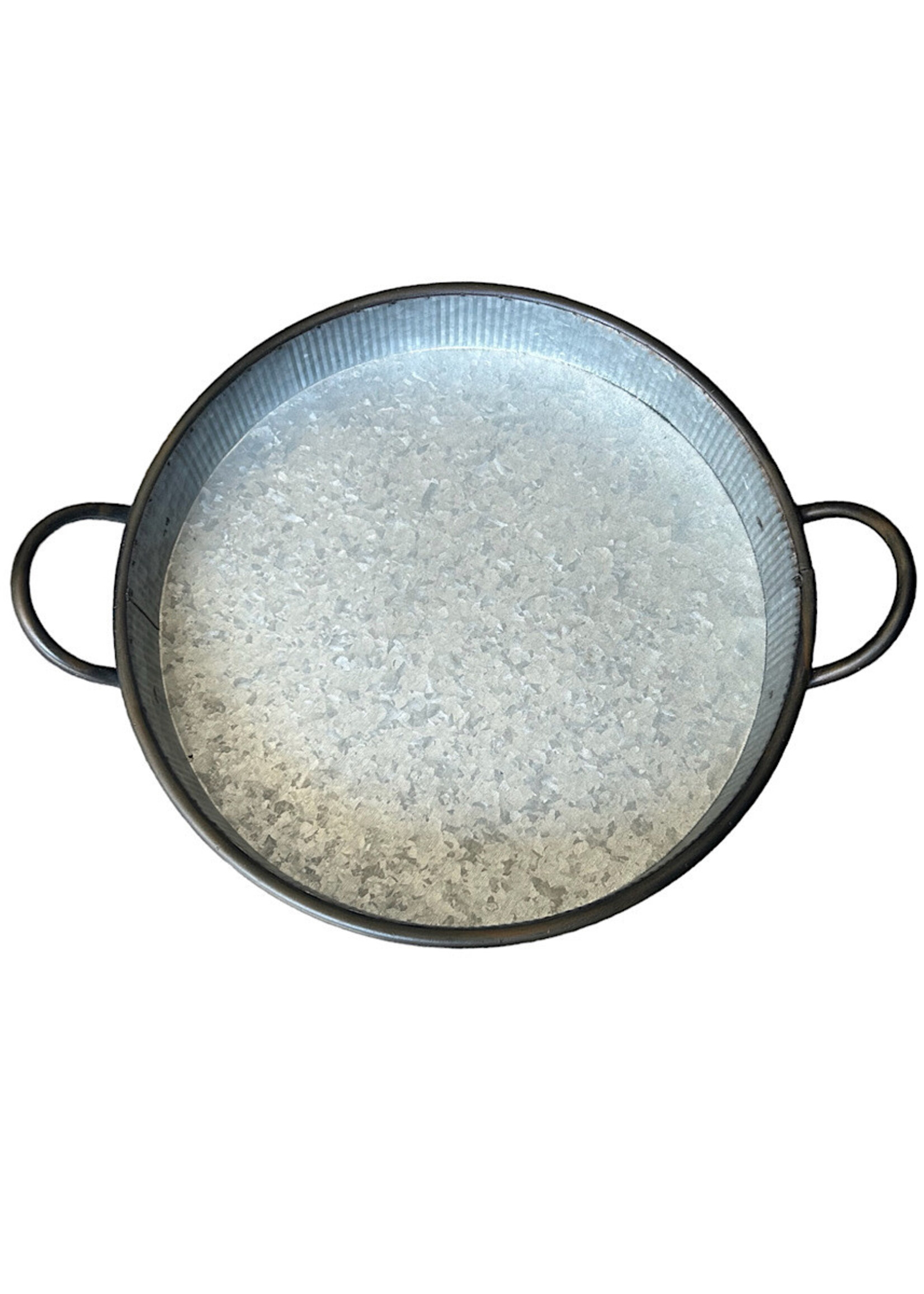 Galvanized Round Tray