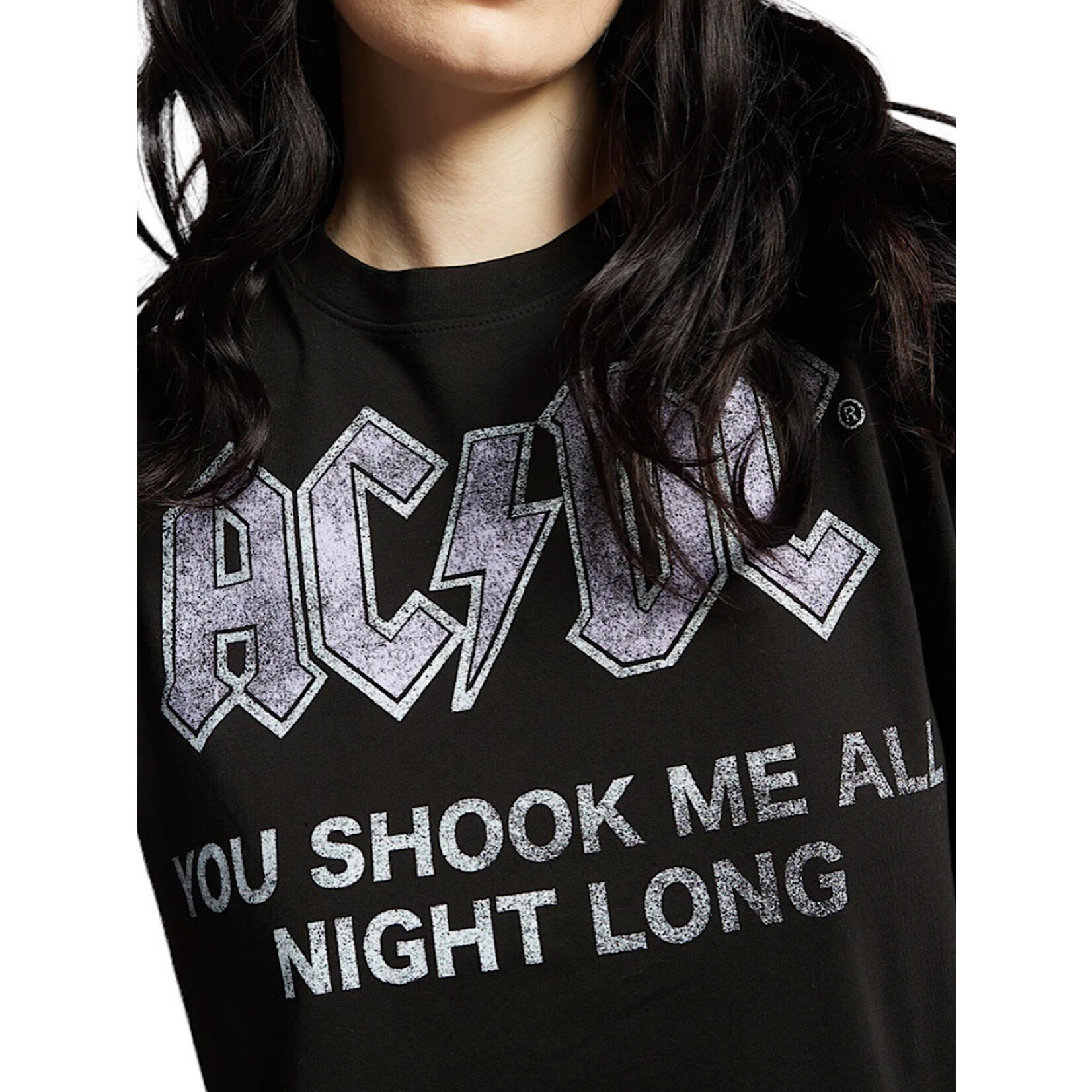 AC/DC Drink on Me Cut Sleeve Pepper Tee
