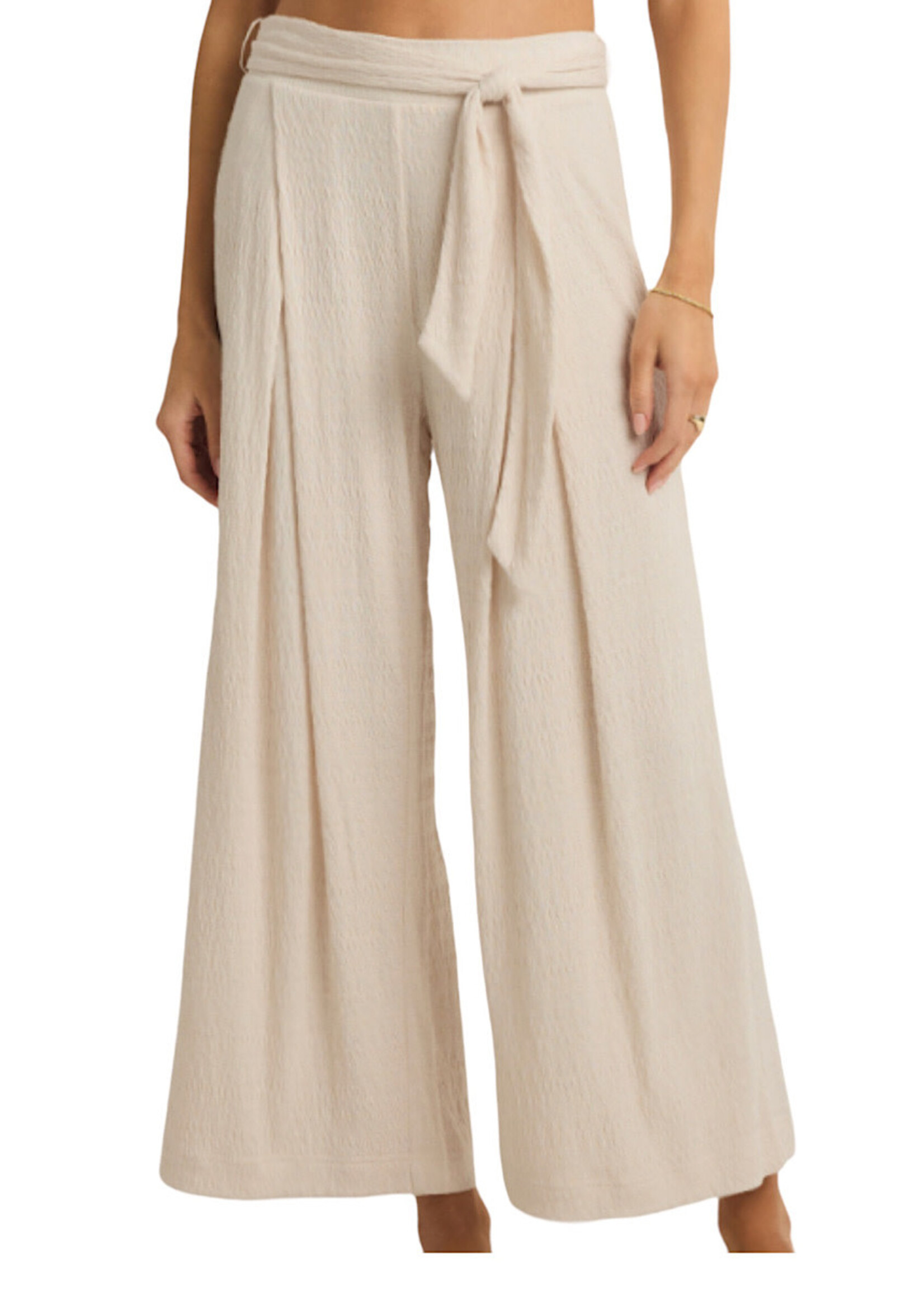 Z Supply Z Supply Isla Pucker Knit Pant Whisper White
