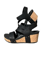 Very G Casper Black Wedges