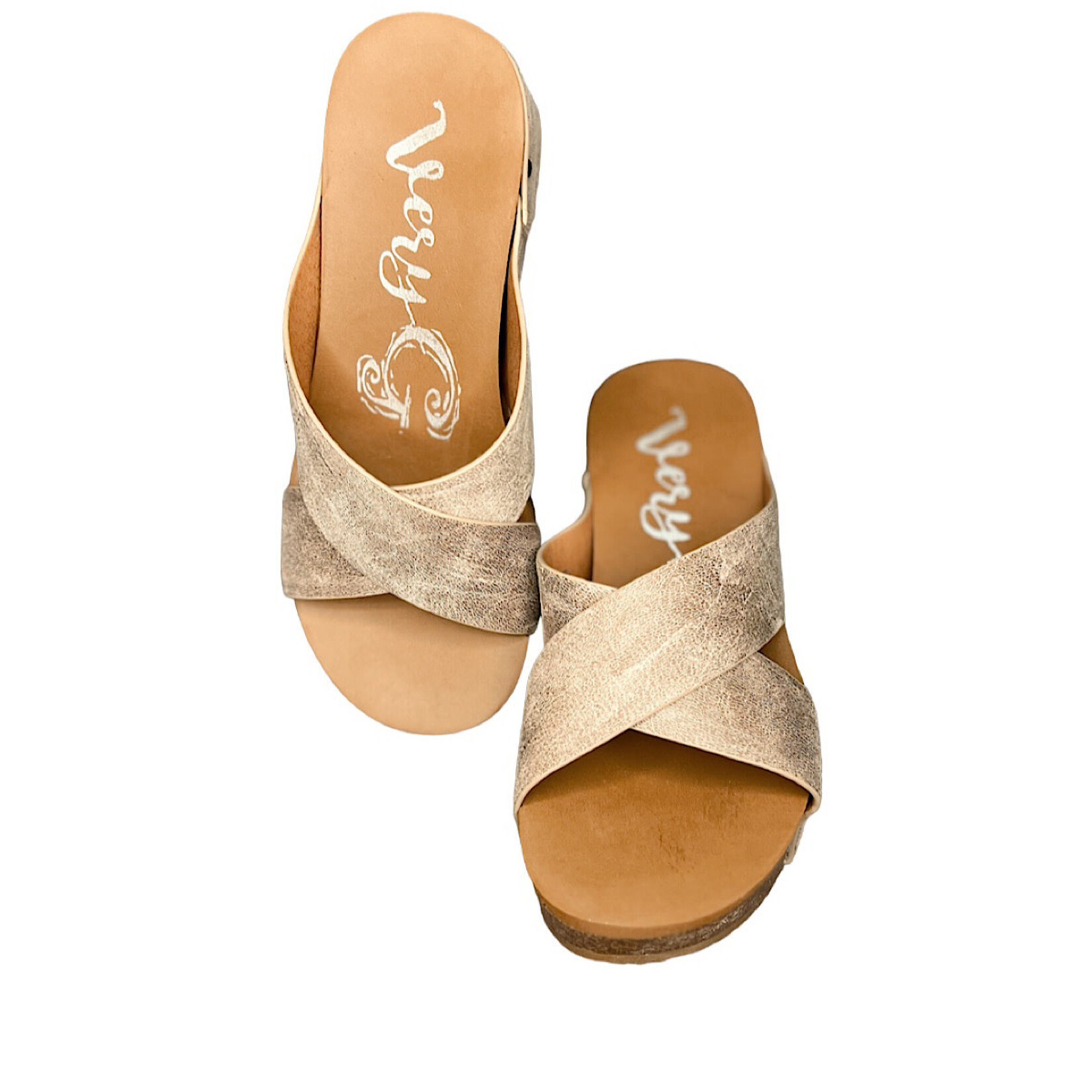 Very G Hero Cream Wedges
