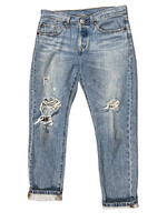 S40197 Levi's Button Fly Boyfriend Jeans 28/28-RF