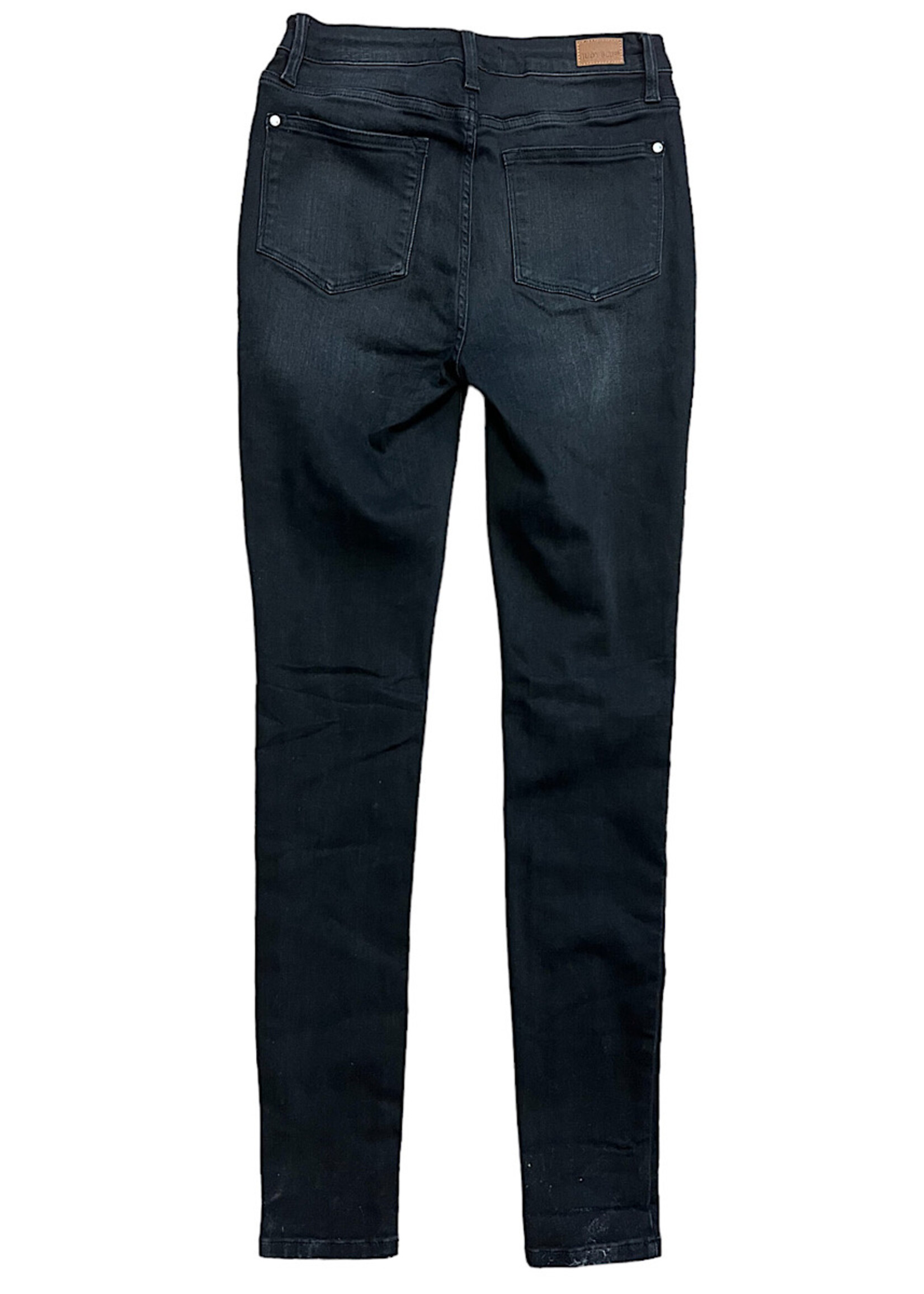 Judy Blue JB88450 Tall Black Skinny Fit Jeans 7/28-RF