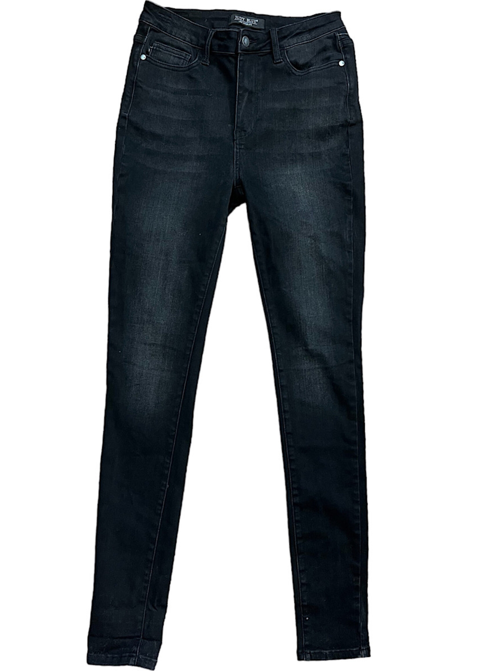 Judy Blue JB88450 Tall Black Skinny Fit Jeans 7/28-RF