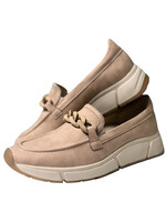 Molly Flex Nude Loafer with Chain