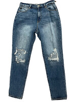 KC8579M Distressed Straight Fit Jeans 11/29-RF
