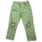 CHCS3013  Olive Cropped Straight Jeans 30-RF