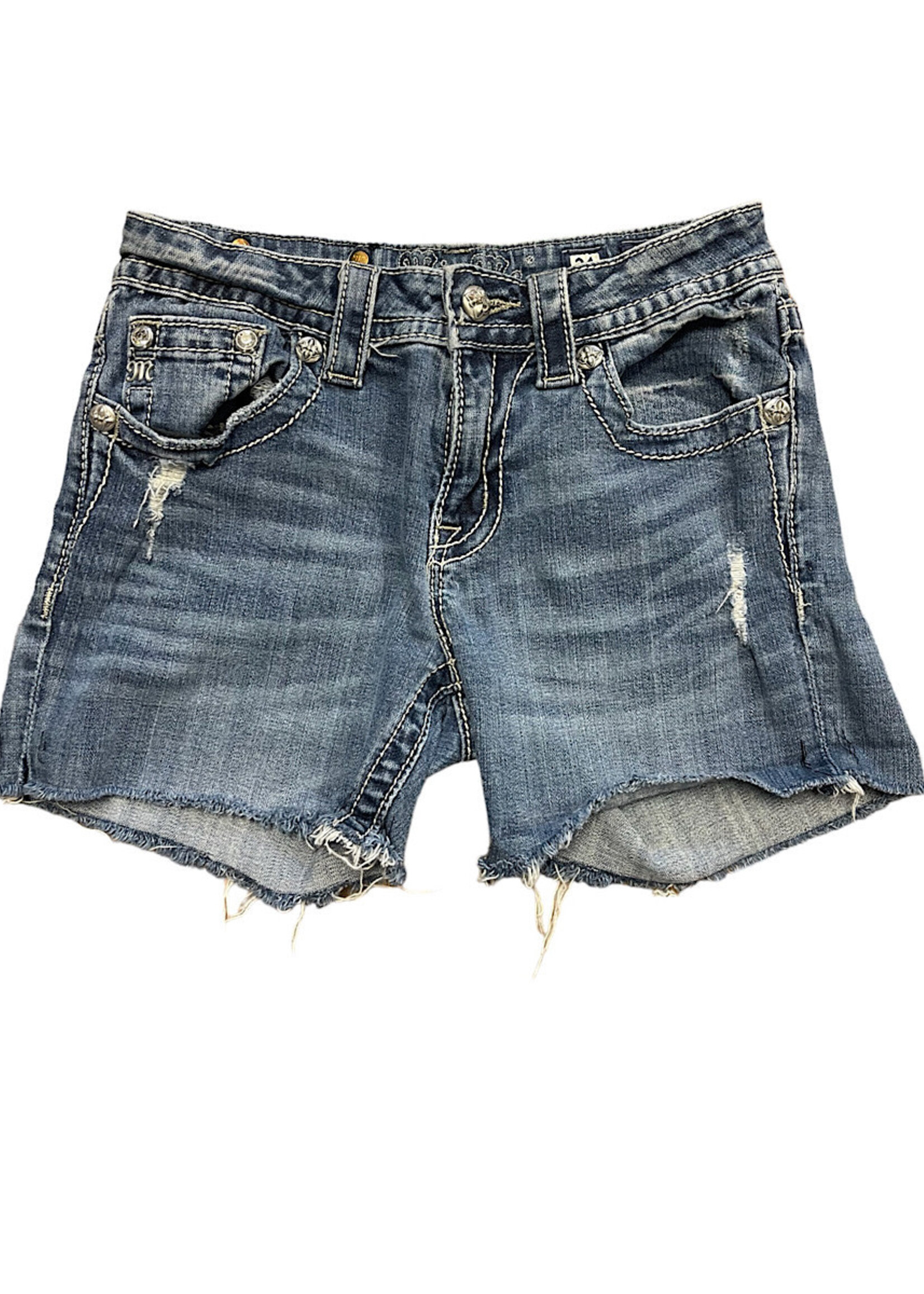 MMJB5778P Medium Wash Denim Shorts Size 24-RF