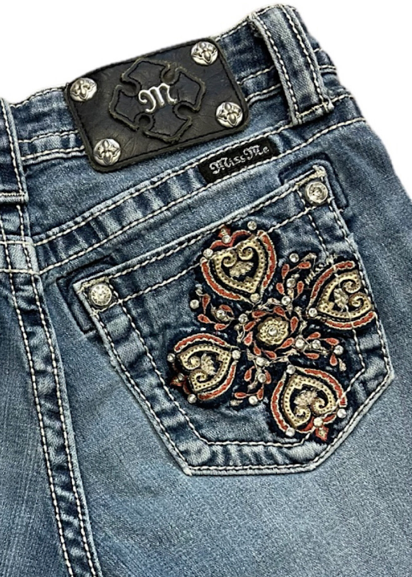 MMJB5778P Medium Wash Denim Shorts Size 24-RF