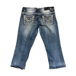 110712 Medium Wash Capris Size 11/12-RF