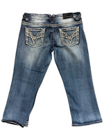 110712 Medium Wash Capris Size 11/12-RF
