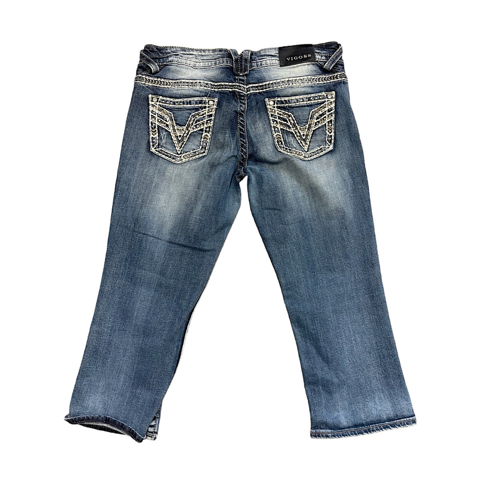 Vigoss 110712 Medium Wash Capris Size 11/12-RF