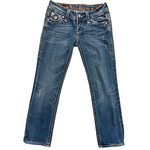 RRJ8126ST Medium Wash Straight Fit Jeans Size 27-RF