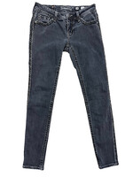 J5566052 Black Wash Skinny Fit Jeans Size 28-RF