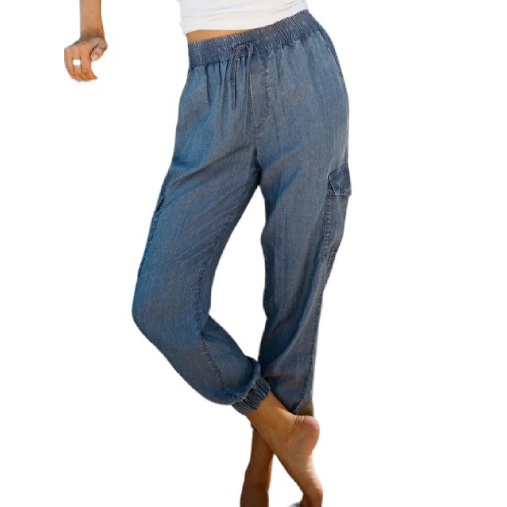 Z Supply Z Supply Rory Chambray Cargo Jogger Washed Chambray