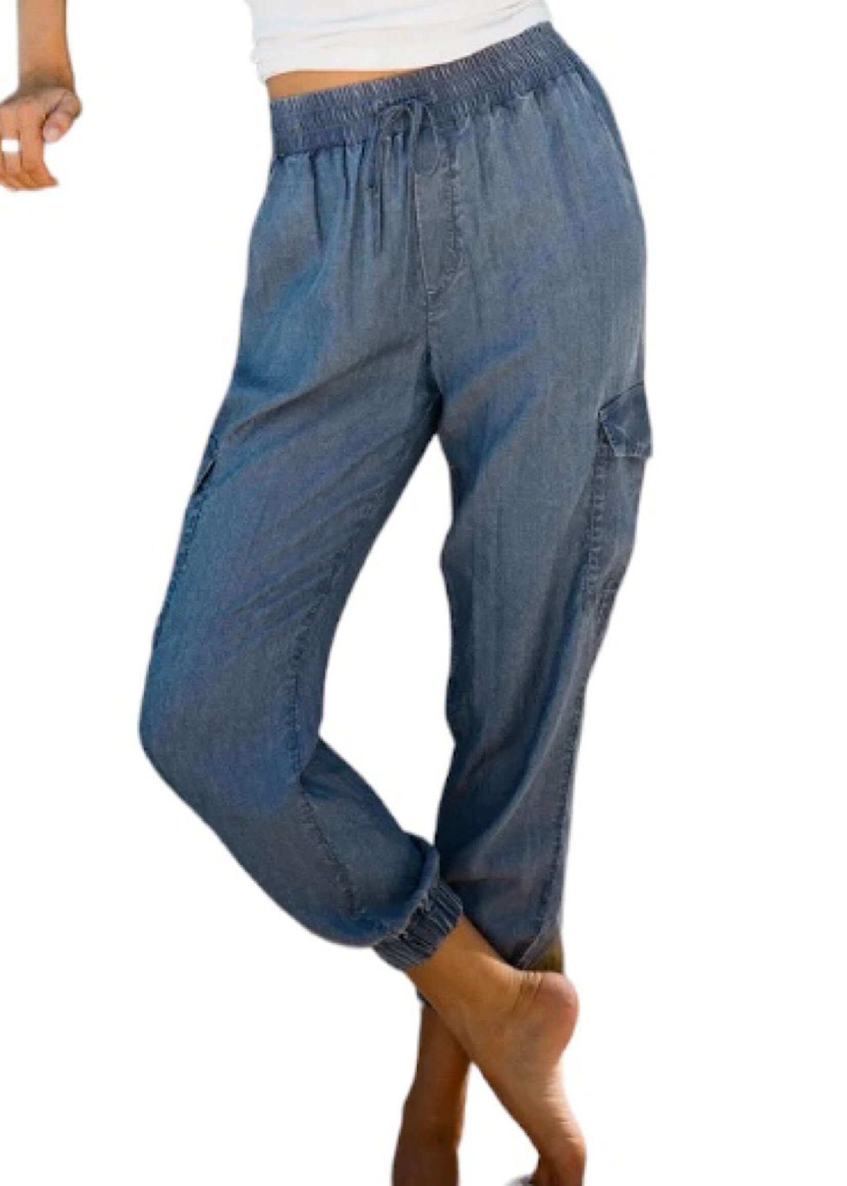 Z Supply Z Supply Rory Chambray Cargo Jogger Washed Chambray