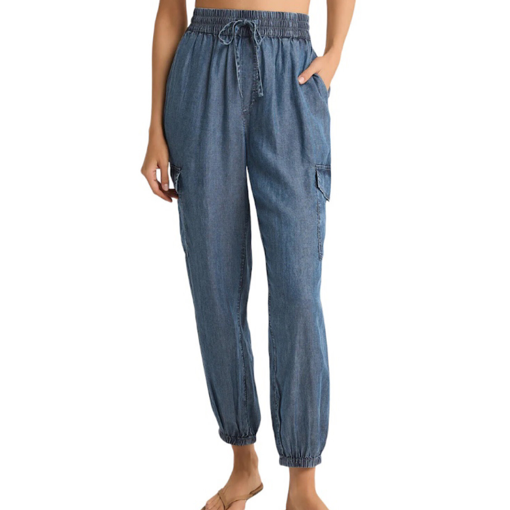 Z Supply Z Supply Rory Chambray Cargo Jogger Washed Chambray