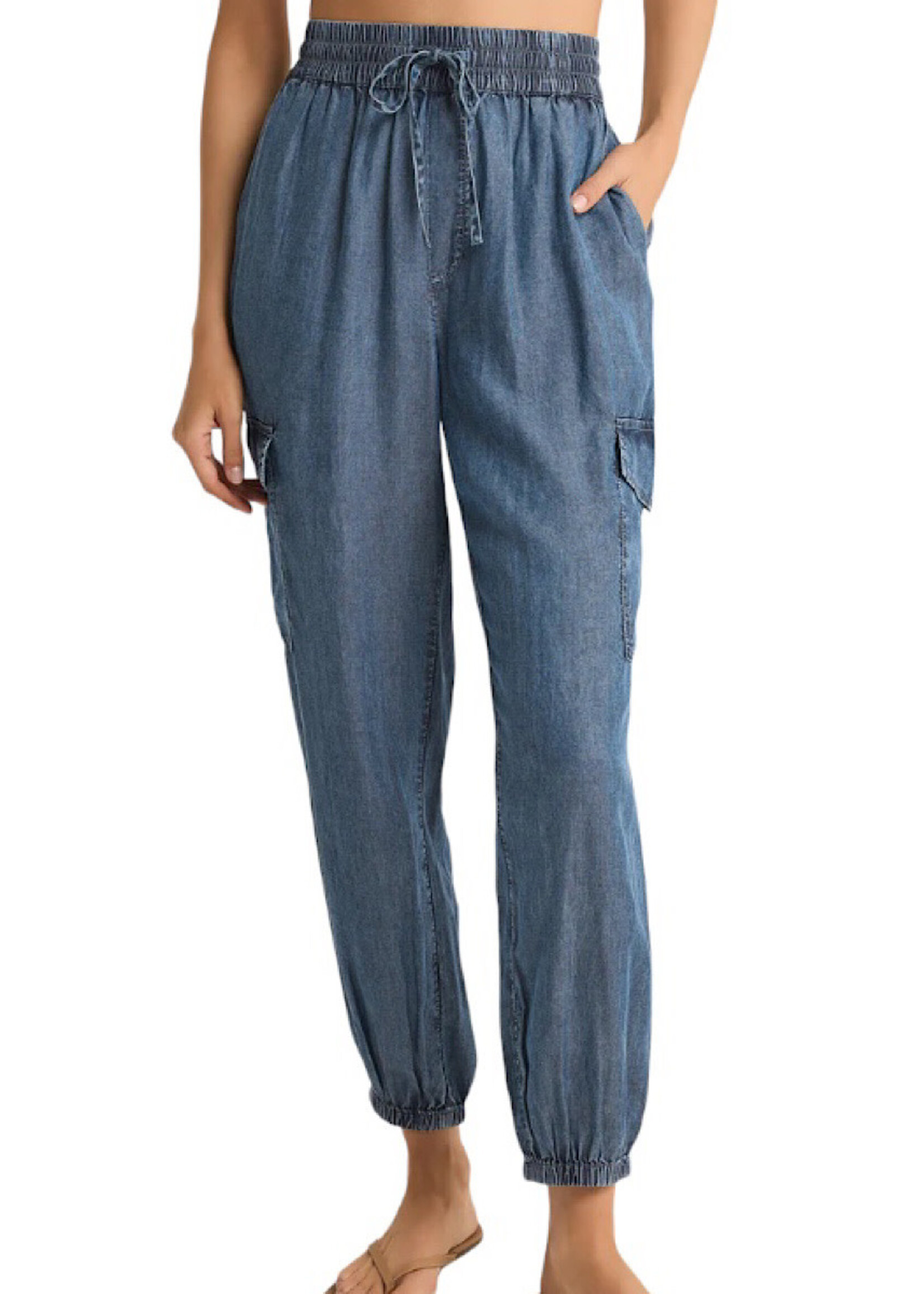 Z Supply Z Supply Rory Chambray Cargo Jogger Washed Chambray