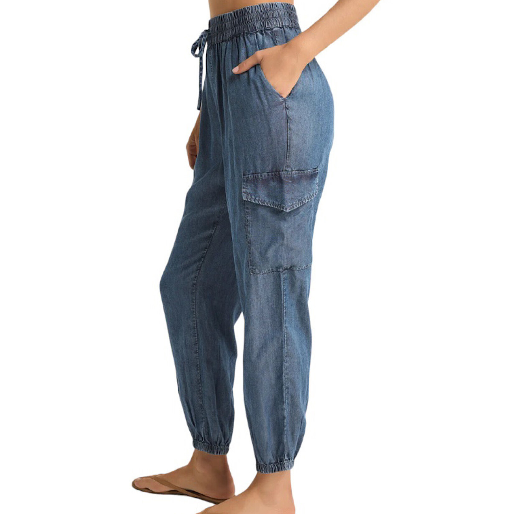 Z Supply Z Supply Rory Chambray Cargo Jogger Washed Chambray