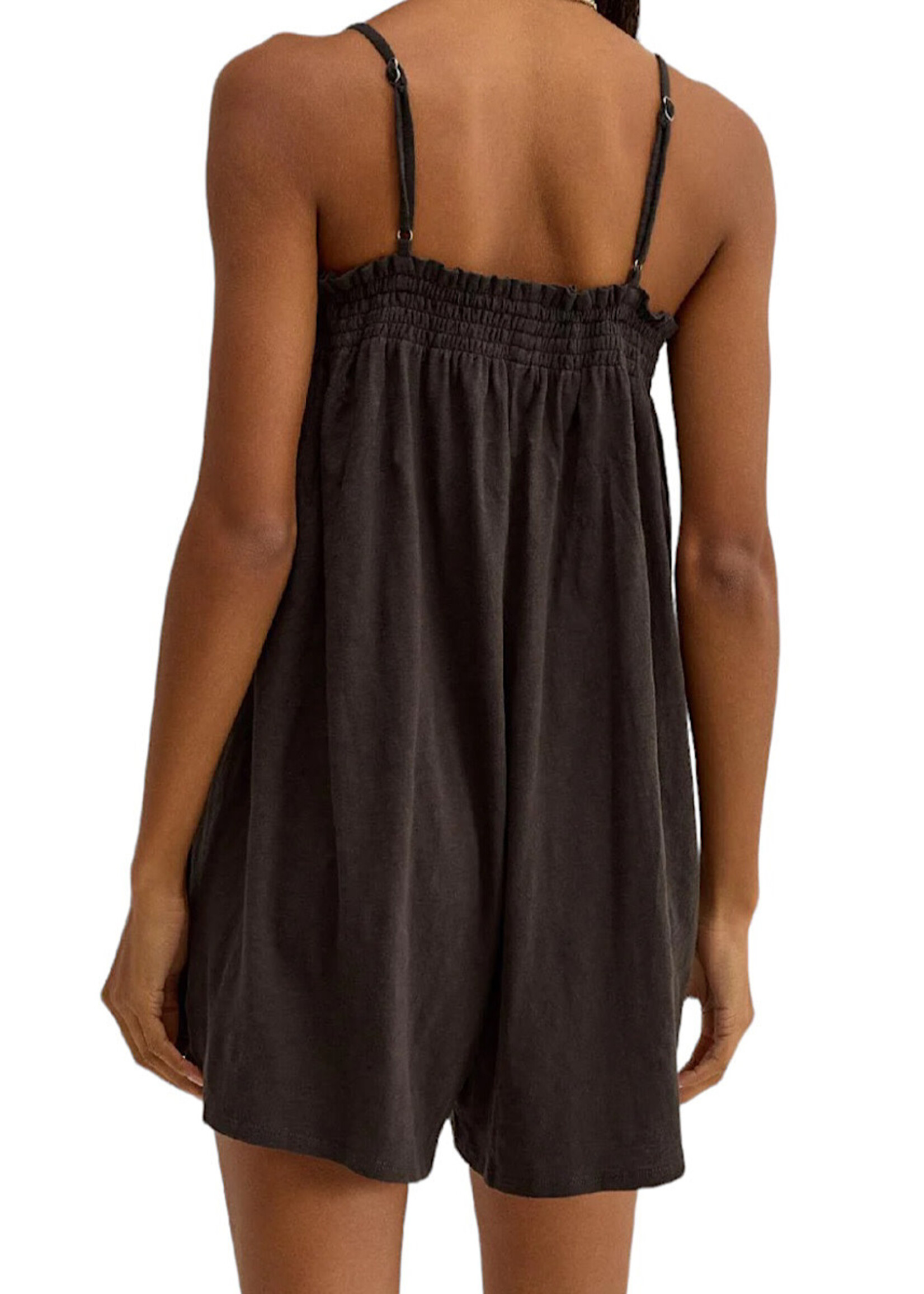 Z Supply Z Supply Baines Romper Vintage Black