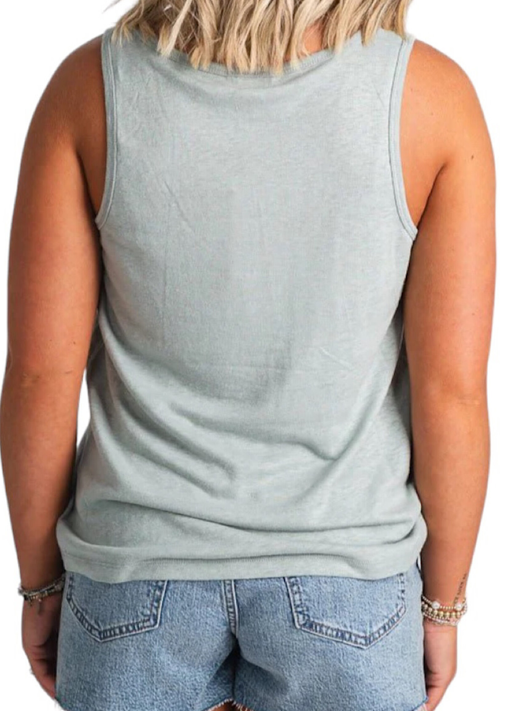 Z Supply Z Supply Pamino Tank Harbor Gray