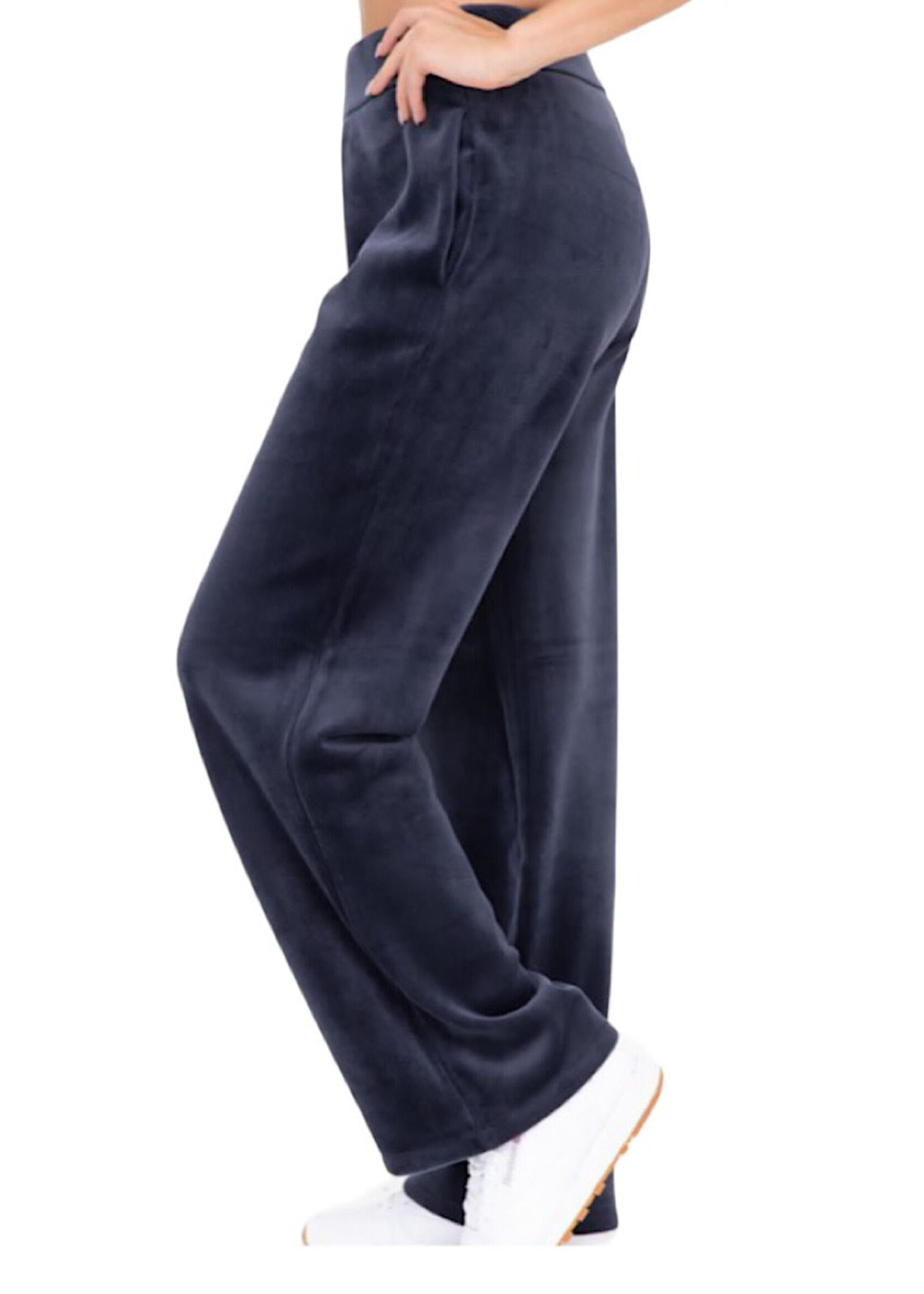 Dark Navy Brushed Corduroy Lounge Pants